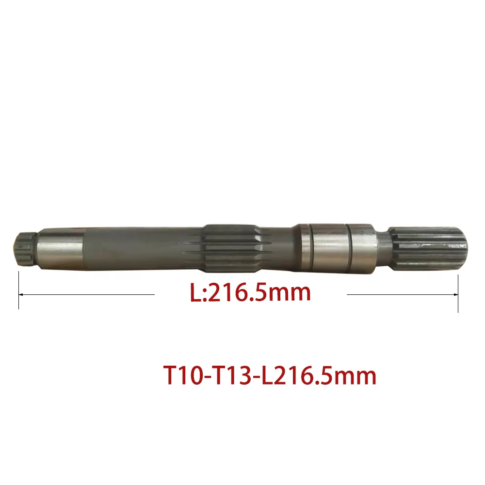 

Запчасти для гидравлических насосов: Приводной вал AP2D14 для поршневого насоса UCHIDA AP2D14LV, ремонтные детали, вал насоса T10-T13-L216.5мм