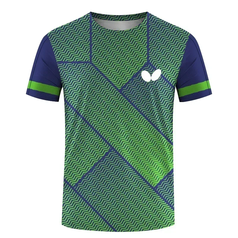 3D-Druck Mode Herren Rundhals-T-Shirt Sommer Outdoor Freizeit Sport Atmungsaktiv Schnelltrocknend Große Größen Kinder-Familien-Shirt – Detail 5