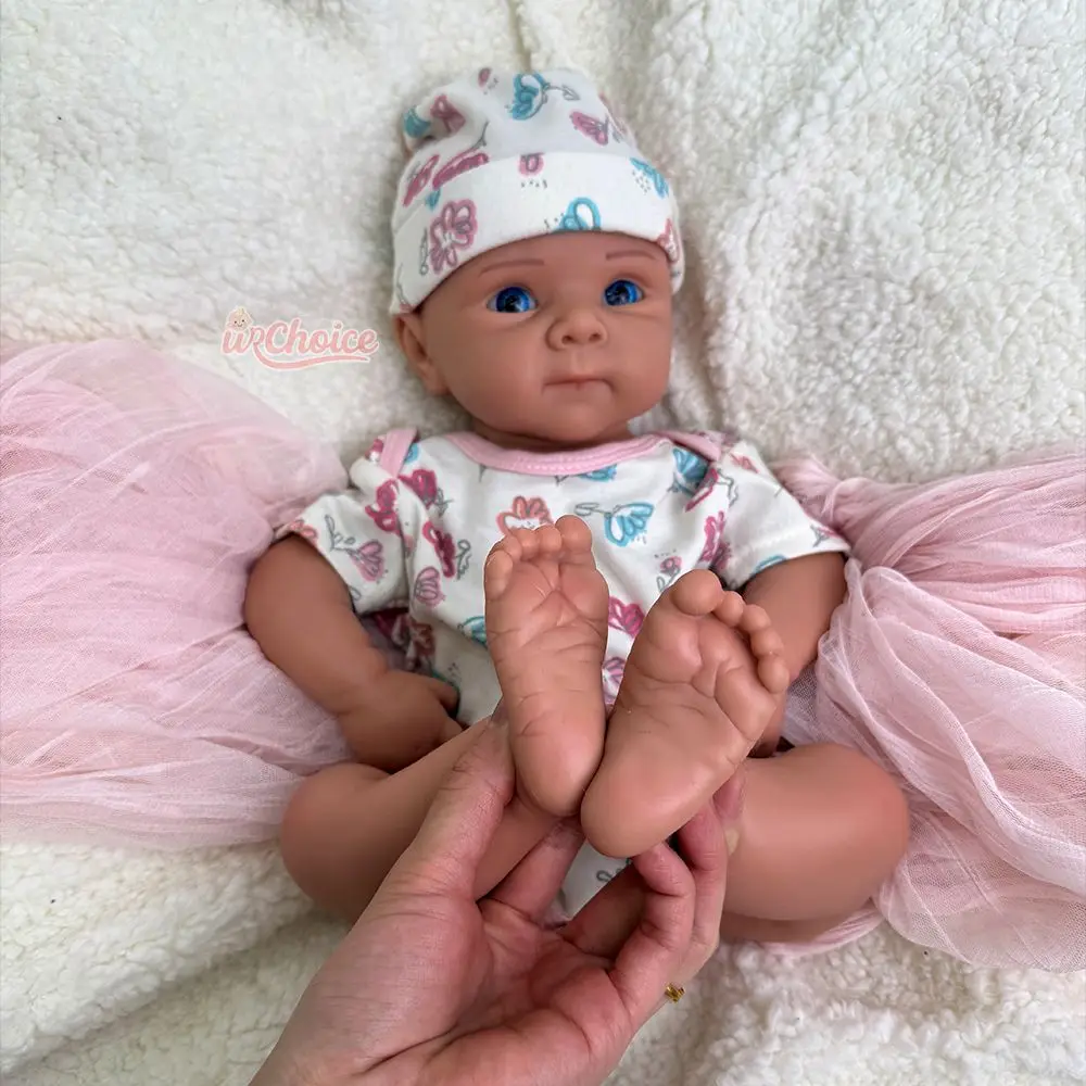 48 cm siliconen reborn babymeisje Bettie full body zachte wasbare pop realistische gewogen pasgeboren pop voor verzamelaar kerstcadeau