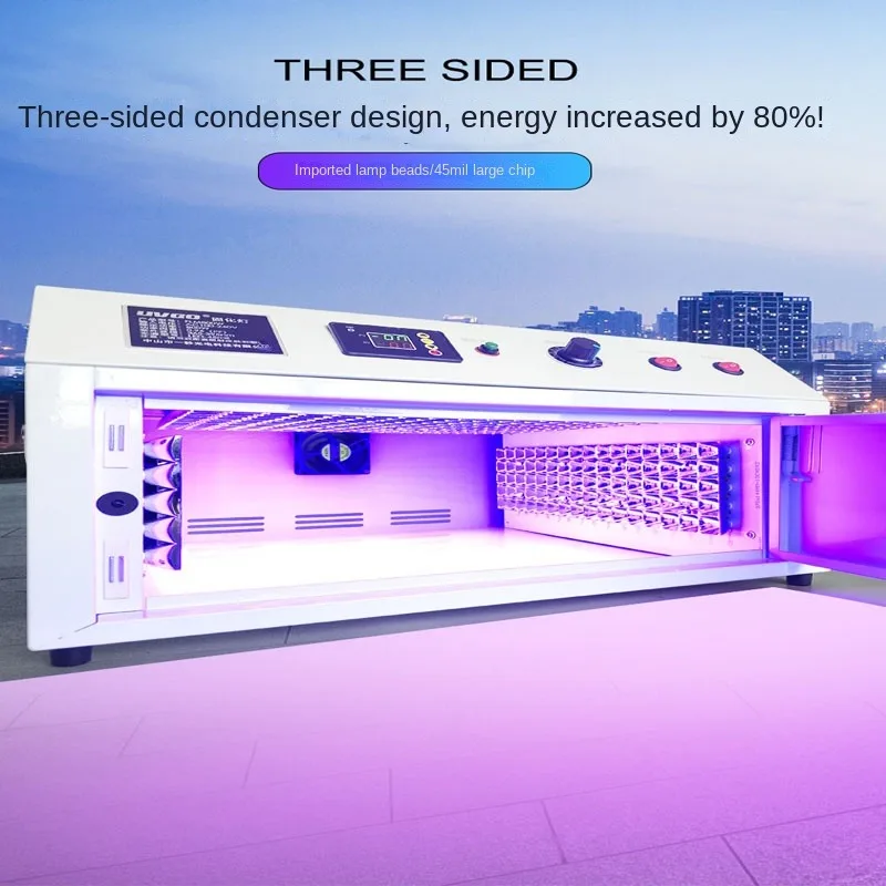 

8000W UV LED Ultraviolet Curing Box Lamp 405nm 395nm 365 For 3D printer Resin Model Secondary curing Circuit board Screen repair