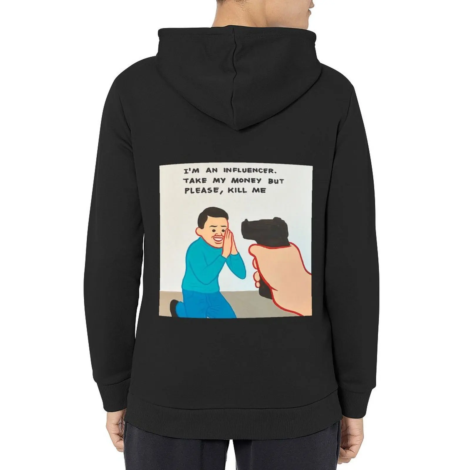 

Sad but Funny Designs Hoodie anime clothes fashion men men's winter sweater korean autumn clothes men hoodie
