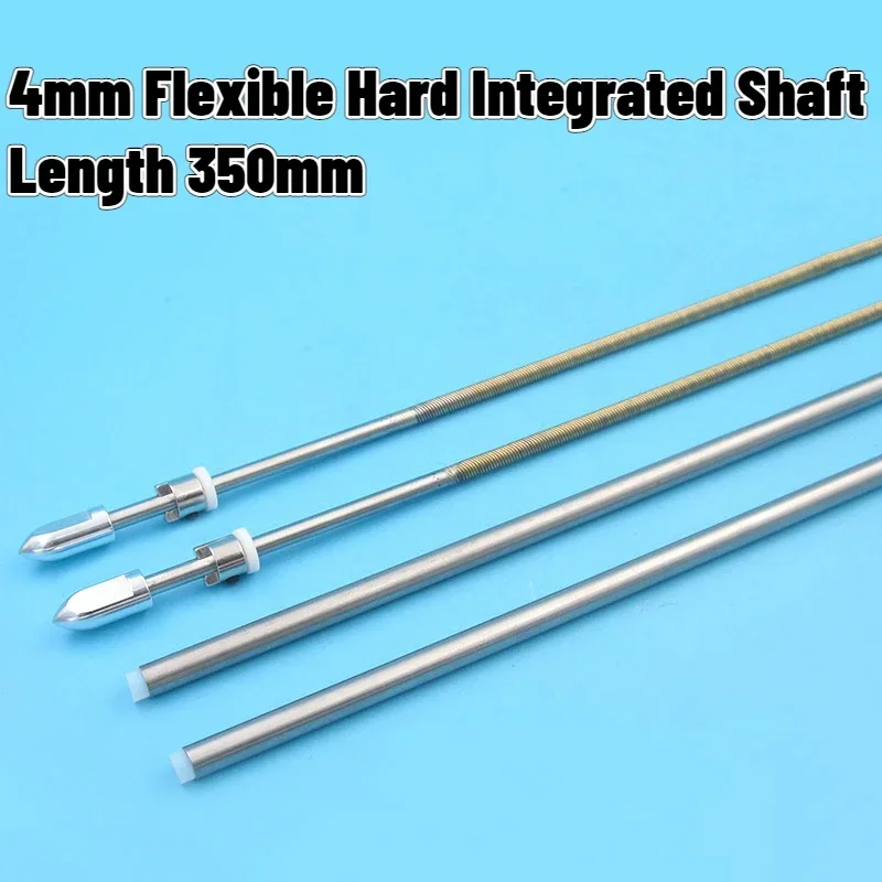 4mm Integrated 350mm Flexible Shaft+Stainless Steel Shaft Tube+Plastic Pipe+Drive Dog+Prop Nut+Gasket Brushless Electric Boat