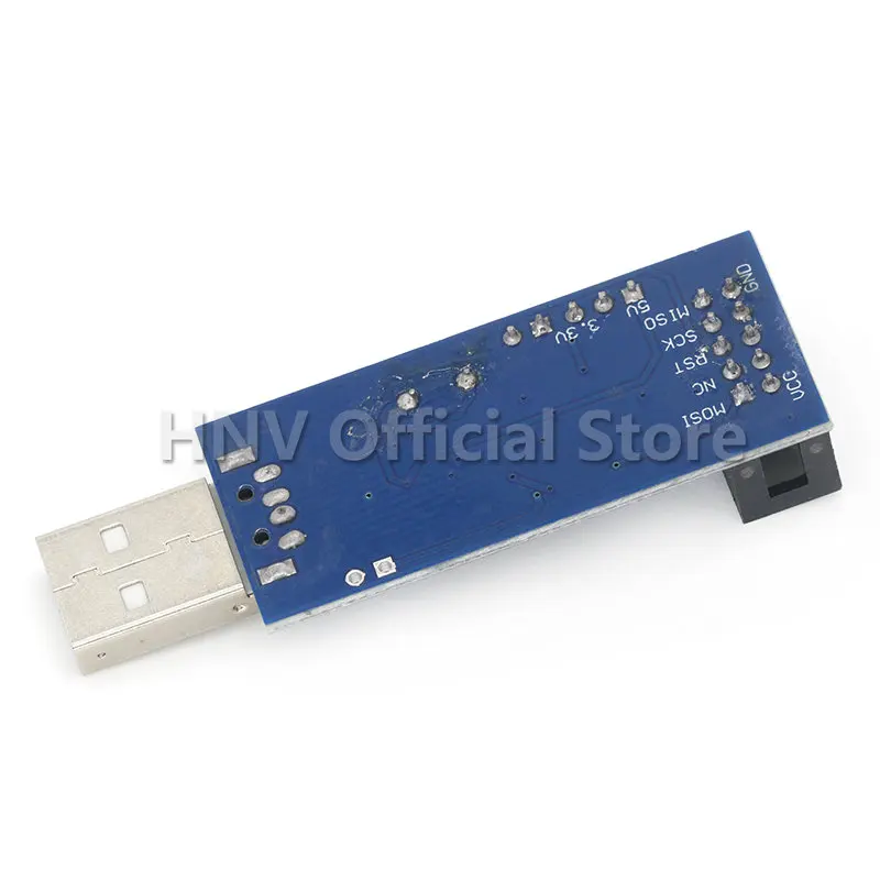 1Set Usbasp Usbisp Avr Programmer Usb ATMEGA8 ATMEGA128 Attiny/Kan/Pwm 10Pin Draad Module Diy + 10Pin naar 6 Pin Adapter Board