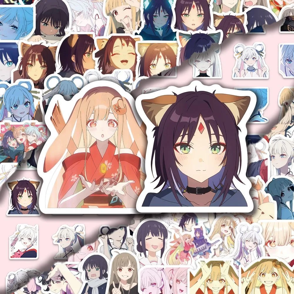 100pcs/set Cartoon Cosmic Princess Kaguya Anime Graffiti Stickers Toys Skateboard Laptop Motorcycle Phone Car Waterproof Sticker