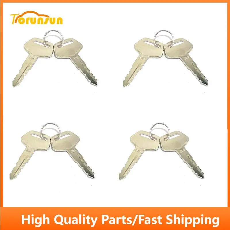 

8PCS Ignition Key Starter Key 787 TR261434 Fit For Komatsu Heavy Equipment