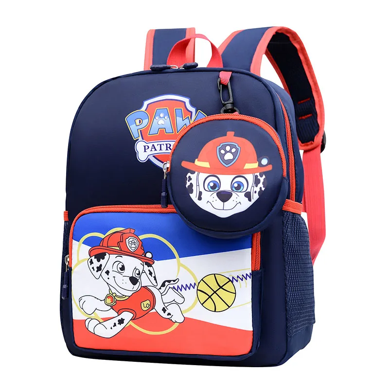 Kawaii Paw Patrol Kindergarten Backpack Chase School Bag Skye Bagpack Toddler Travel Bag Pouch Boy Coin Purse Girl Birthday Gift