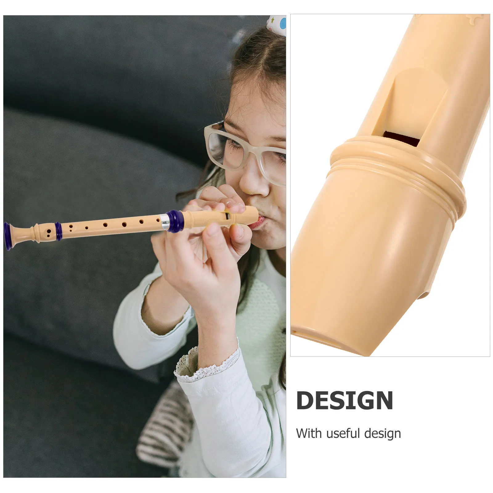 

Eight Hole Soprano Recorder Musical Instrument for Kids Children Beginner Students 8Hole Plastic Flute Dictaphone Beautiful