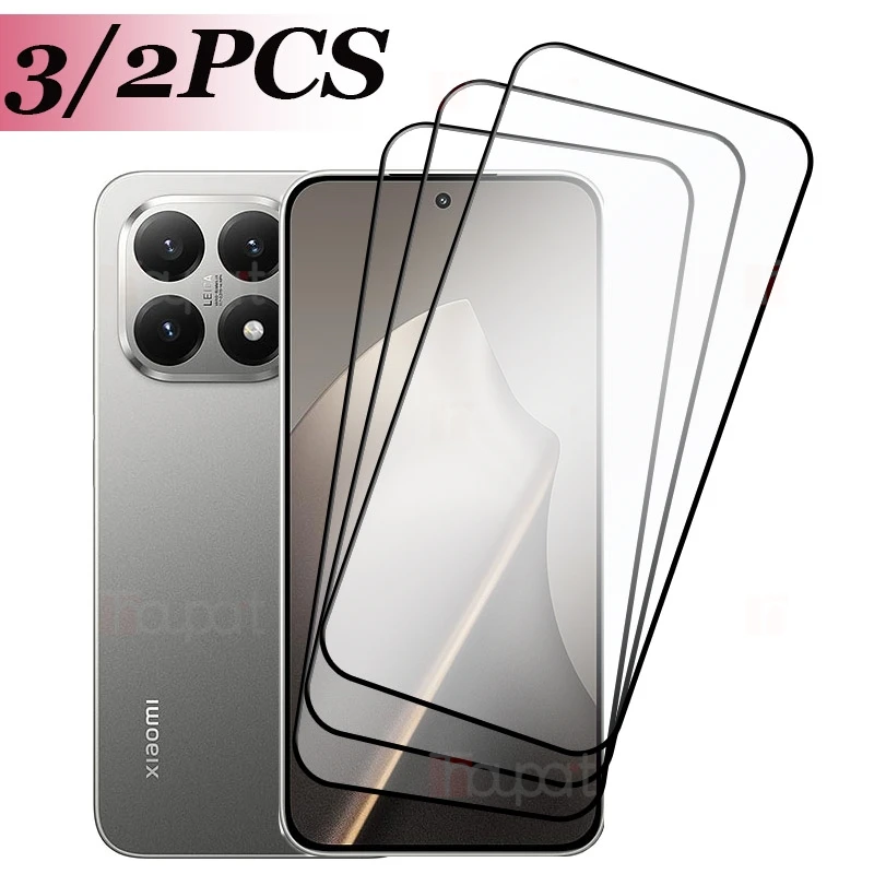 

Screen Guard For Xiaomi 15T Pro 15T Glass Military Grade Crystal Ultra-Clear Front Tempered glass Easy Installation 3/2PCS