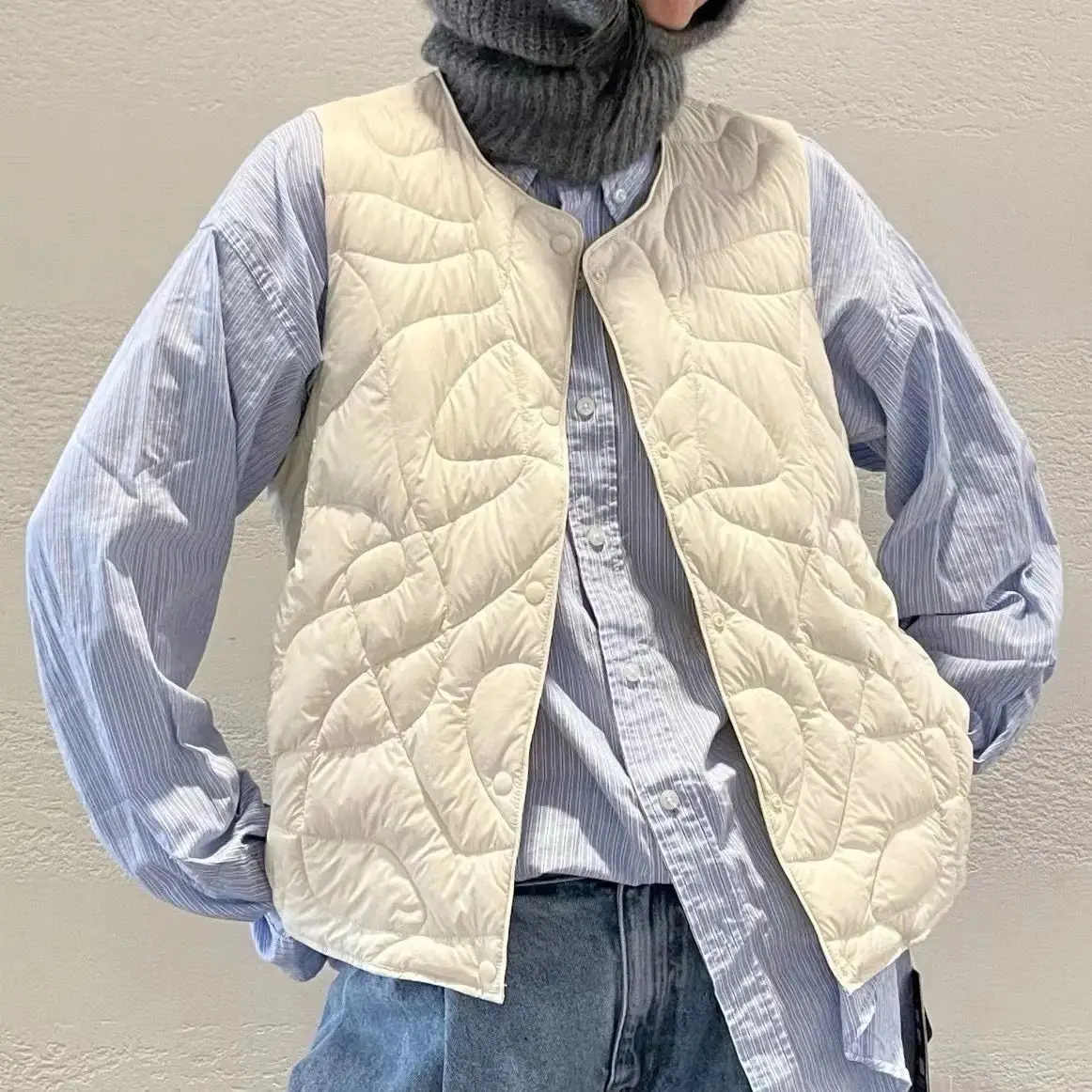 

Vests Waistcoats Thick Womens Tops For Woman Spring Cashmere Shaped Fit Minimalist Urban Professional Breathable Easy Care Retro