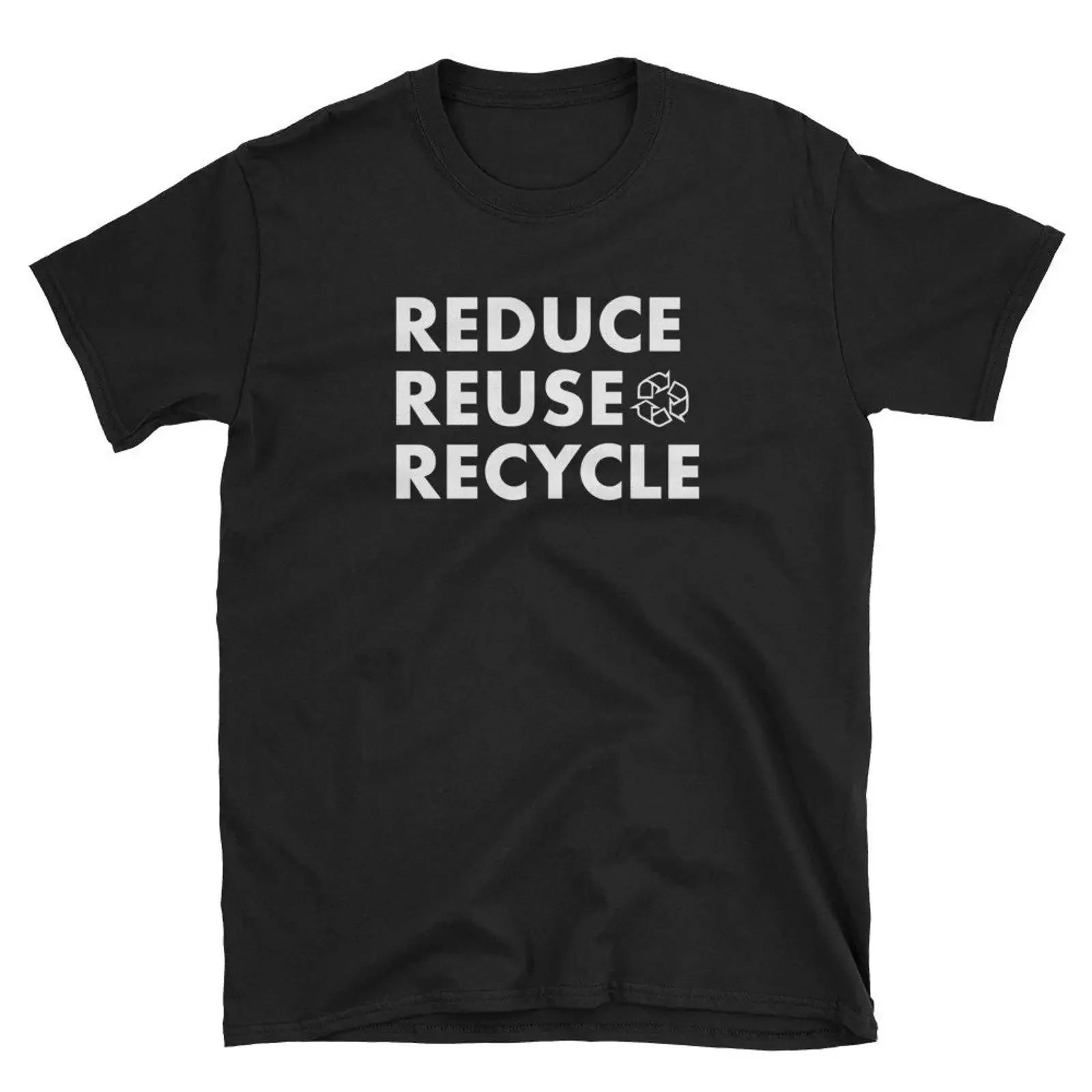 Reduce Reuse Recycle  T Shirt vintage Washed Stylish Breathable graphic Versatile Top For Everyday Wear streetwear homme