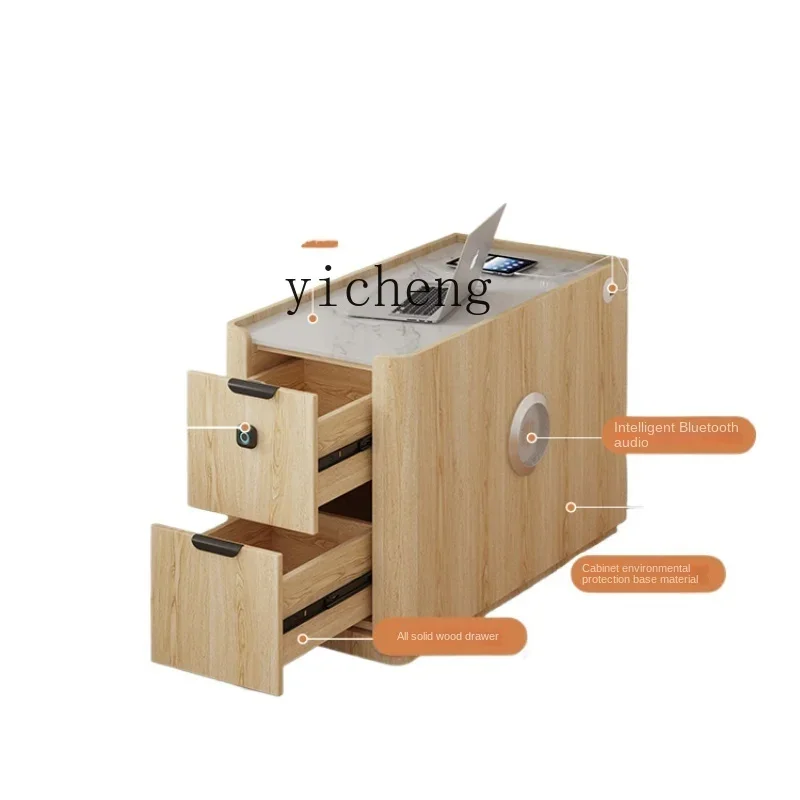 LYY Extremely Cabinet Armrest  Cabinet  Side Table Long Narrow Sofa Side Floor-Standing Rack Cabinet