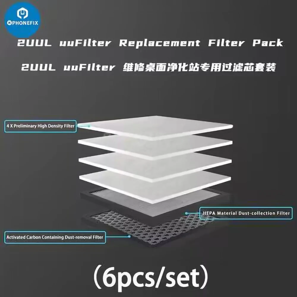 Imagem -06 - Solda Purificador de Fumaça Purificação de Fumaça Air Cleaner Filtro para Reparação de Telefone Soldagem Absorvente Extrator de Fumos 2uul-desktop