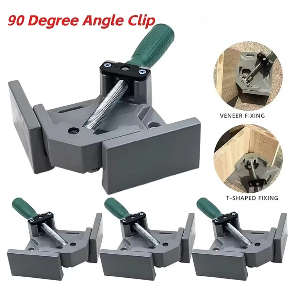 

90-градусный прямоугольный зажим для фоторамки, угловой зажим, прямоугольный сварочный деревообрабатывающий инструмент, угловой зажим из алюминиевого сплава