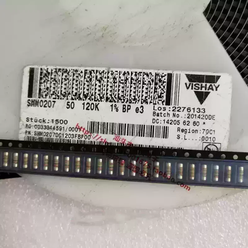 5-100PCS SMM02070C1203FBP00 0207 120K 1% 50PPM surface mount resistor