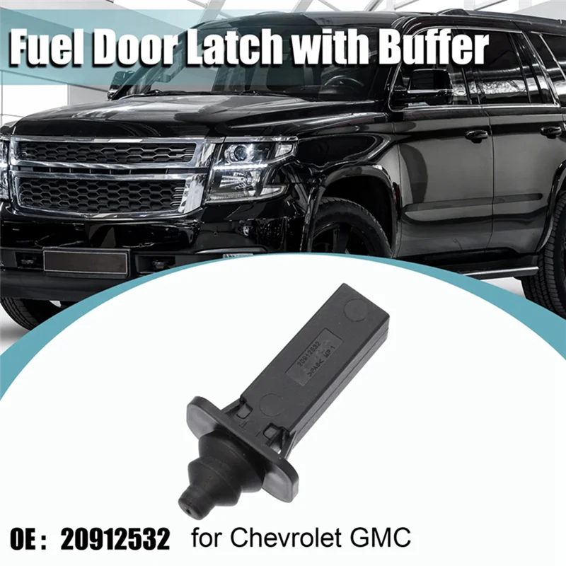 Fuel Gas Door Buffer Stop Ejector Latch Lock for Chevrolet GMC Fuel Tank Filler Door Spring 20912532 25880365