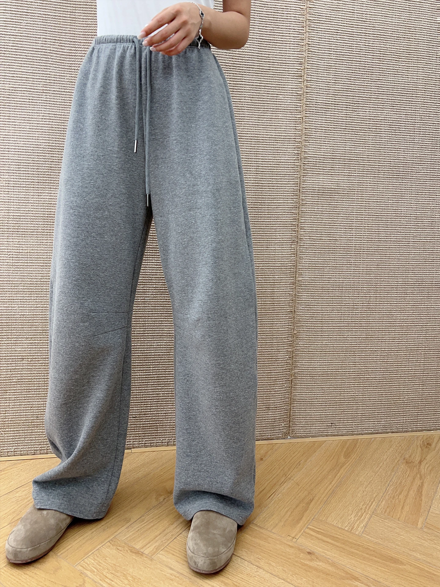 

Classic Banana Pants Casual Spor High Waist Wide Leg Cotton Blend Comfortable Breathable Faionable Autumn New Arrival