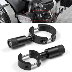 Motorcycle Fog Light Bracket Motorcycle Auxiliary Headlight Support Universal Fork Spotlight Holder Headlight Extension Bracket