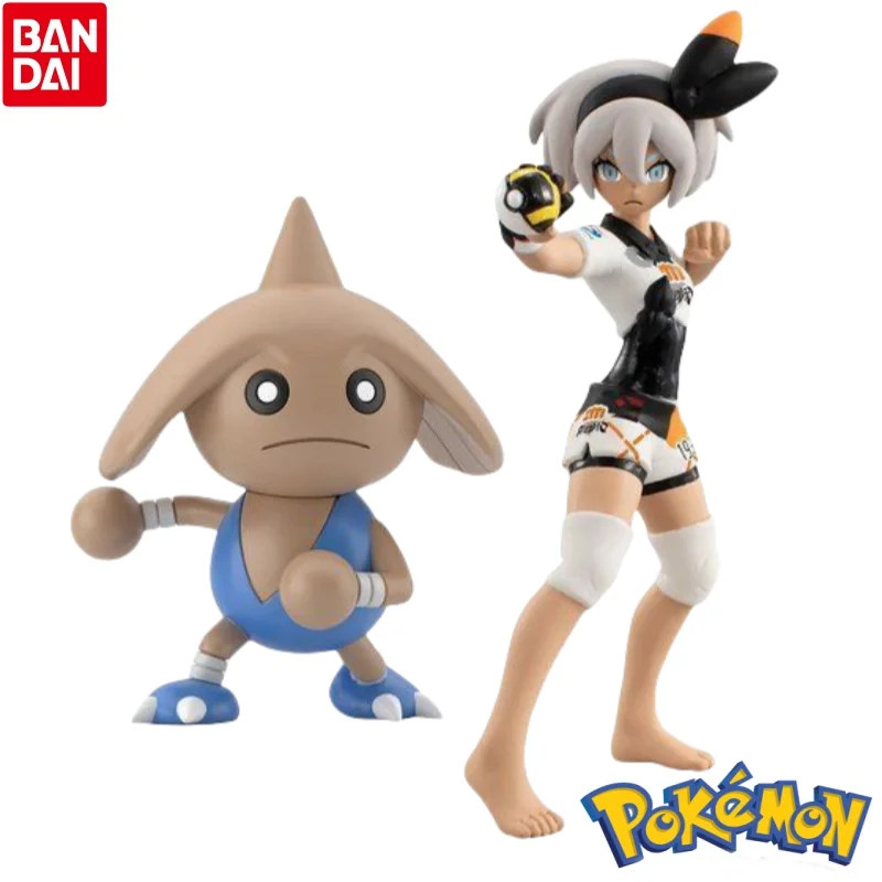 

In Stock Bandai Model Doll Brand New Boxed Pokemon Bea Hitmontop Anime Characters Original Garage Kit Collectible Action Figure