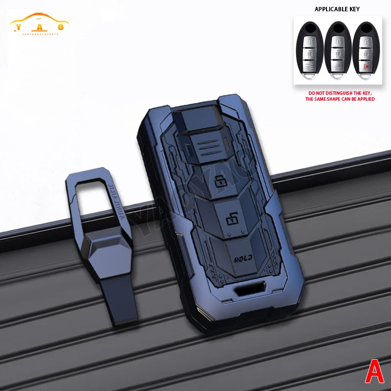 

Zinc Alloy Car Key Case Cover Holder For Nissan Qashqai X-Trail T32 T31 Juke J10 J11 Kicks Tiida Pathfinder Note for Infiniti