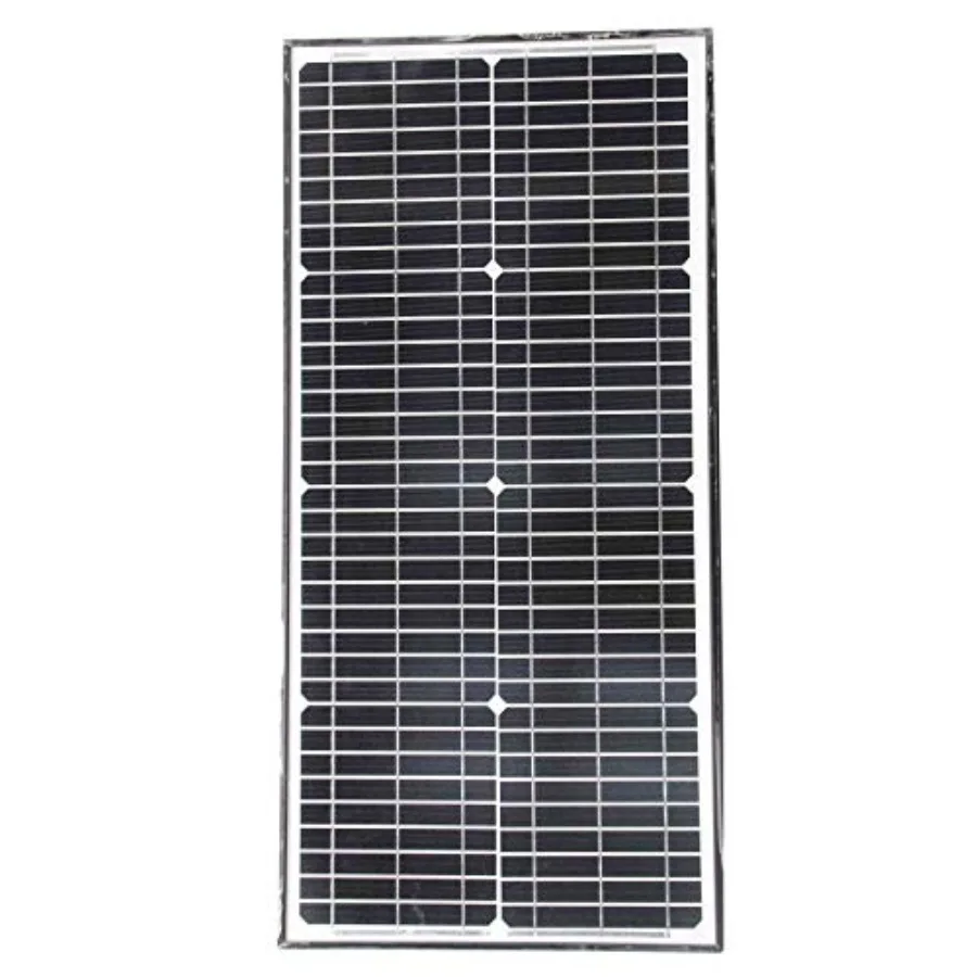 

SP30W24V 30 Watt 24 Volt Monocrystalline Solar Panel for Outdoor Gate Opener Pool Security System Garden Lighting Driveway Acce
