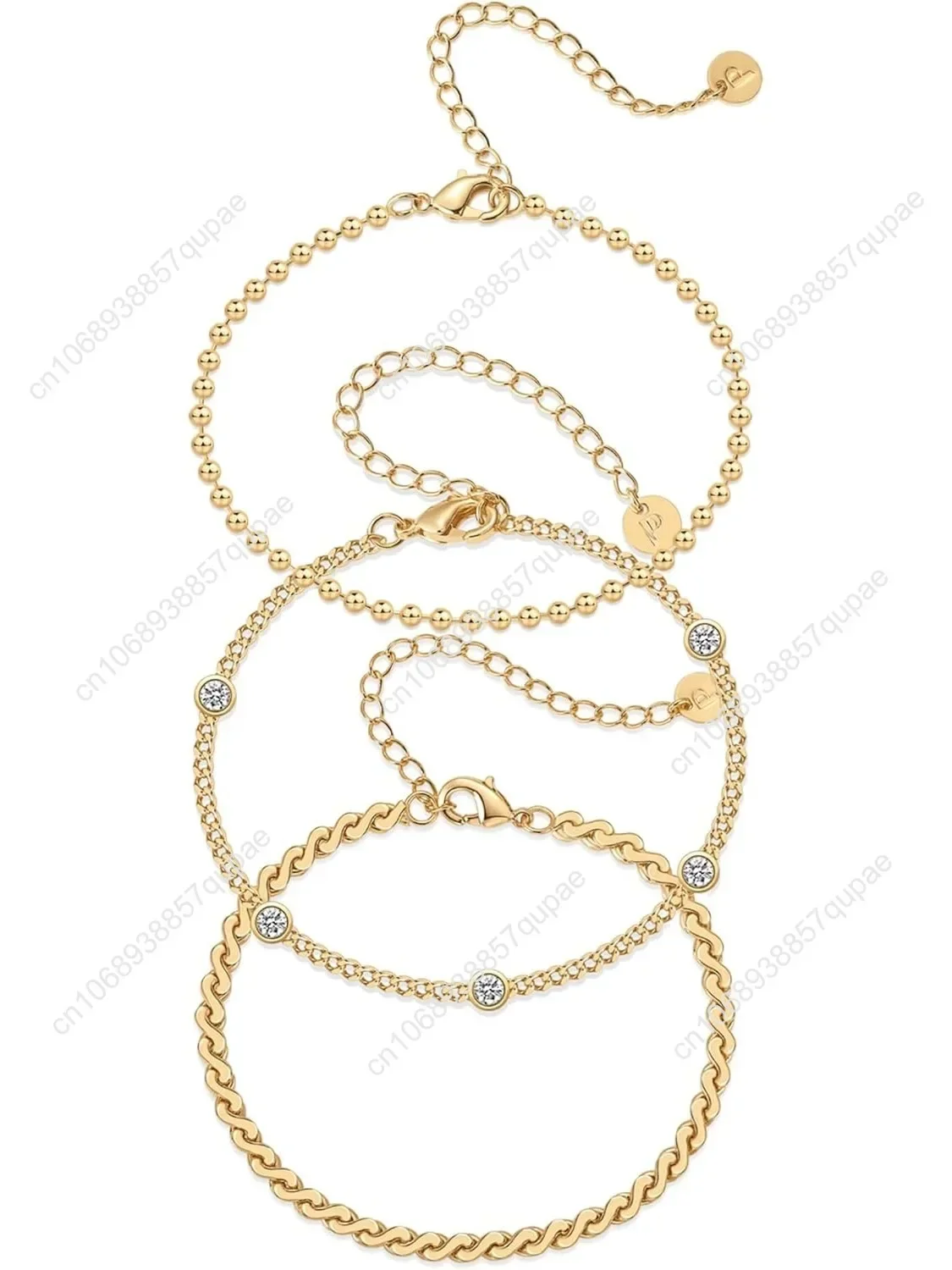 18K Gold Plated Cha…