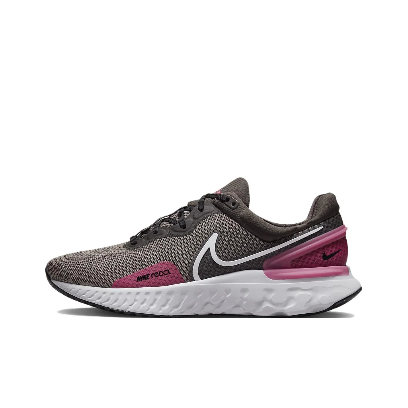 Nike Mesh, Textile Slip Resistant Abrasion Resistant Low top Running Shoes Men's Black Red DD0490-200