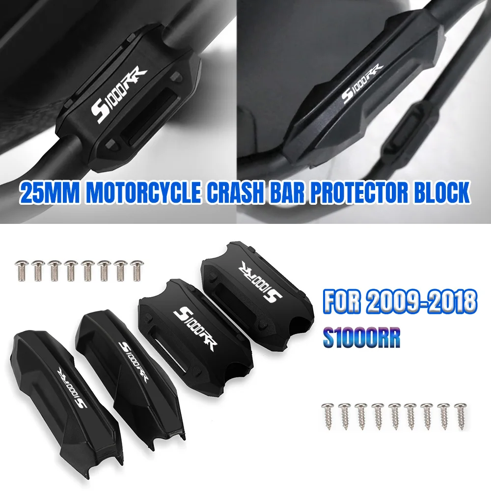 

Motorcycle Bumper Engine Guard 25MM Protector Block Crash Bar Decorative For BMW S1000RR 2009 2010 2011 2012 2013 2014 2015-2018