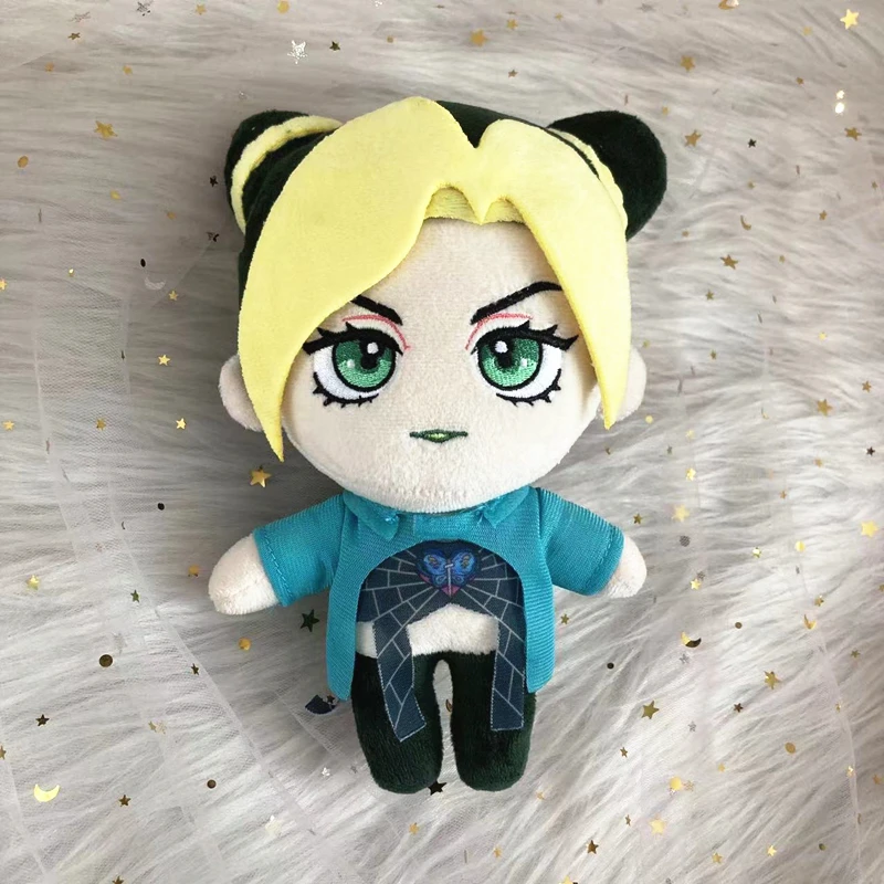 Anime Jolyne Cujoh Plush Doll Toy 20cm JoJos Bizarre Adventure Stone Ocean Cute Soft Stuffed Pillow Kids Gift