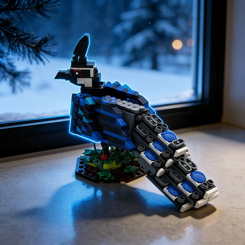 

522pcs MOC Creator Palawan Peacock Pheasant Revised Model Building Blocks Architecture Festival Gifts Toys Brick Education