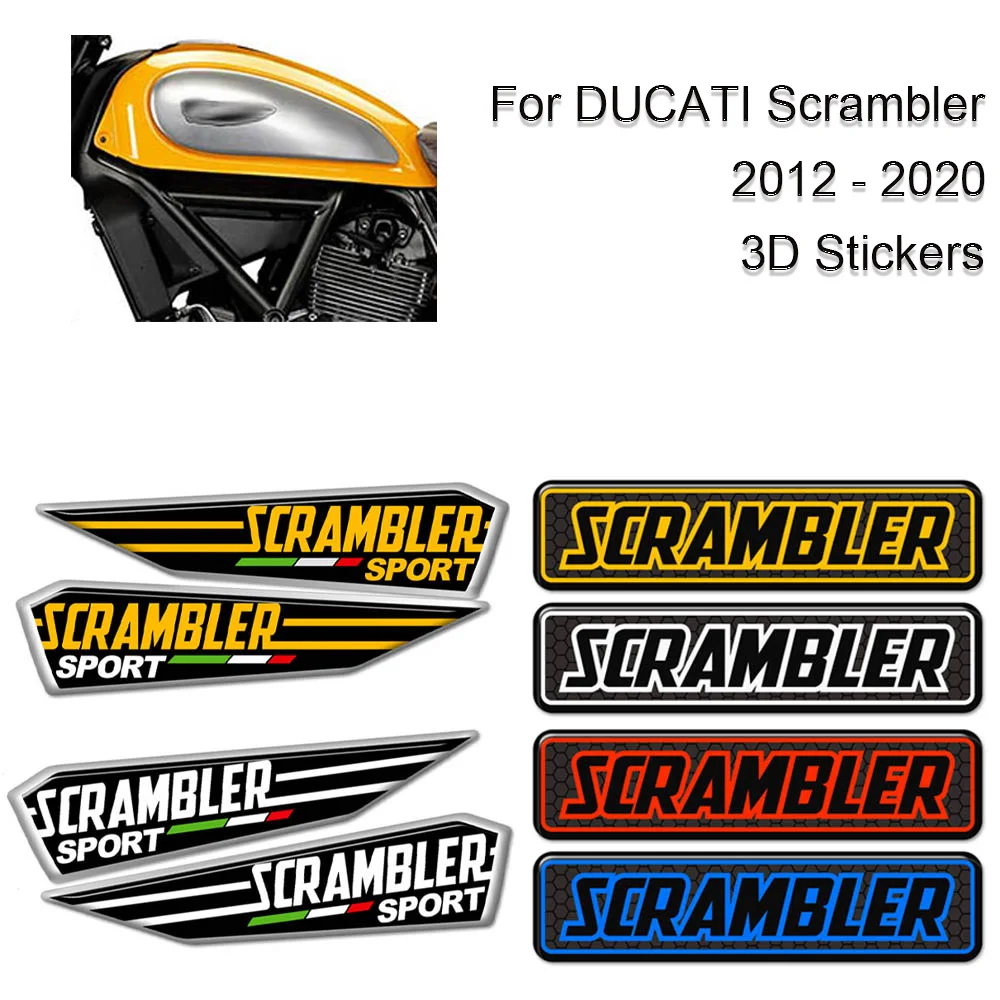 

2012-2020 для DUCATI Scrambler защитный обтекатель бака Pad эмблема значок наклейки наклейка