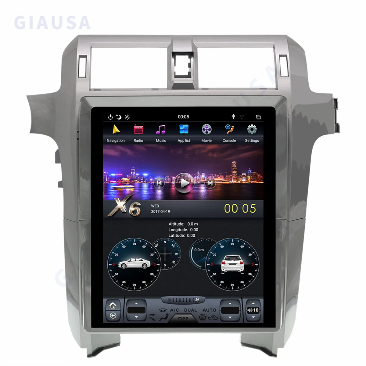 Car Radio GPS Navigation PX6 15inch Tesla Screen Android Multimedia For LEXUS GX 460 2015 GX400 GX460 Stereo Bluetooth Head Unit