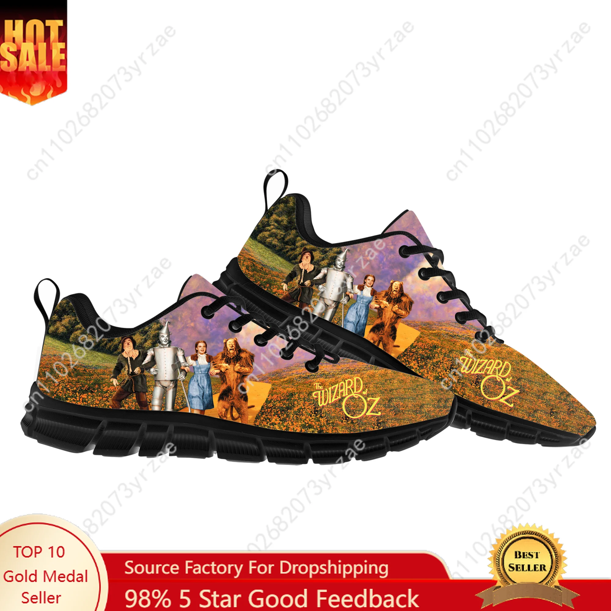 

The Wizard of Oz Sneakers Mens Womens Teenager Breathable Sports Shoe High Quality Fashion Personalized Casual Shoe Custom Shoes