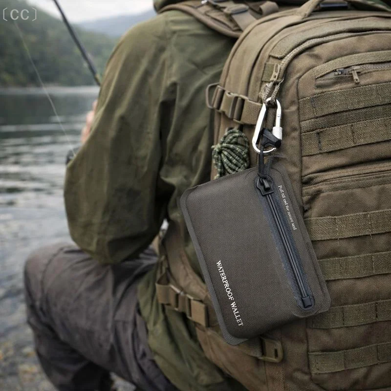 〔CC〕Versatile Waterproof Diving Wallet Military Grade 1Pcs for Outdoor Use Car Keys Credit Card Safe〔88〕