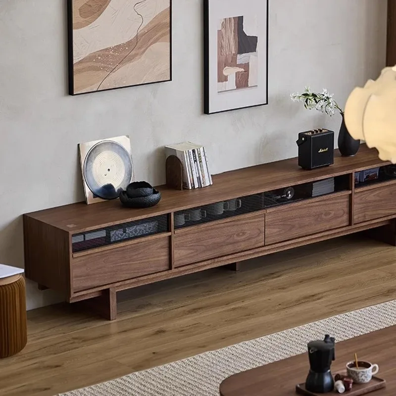 

Wood Aesthetic Tv Stands Living Room Retro Minimalist Designer Salon Storage Large Tv Table Organizer Archivadores Home Products