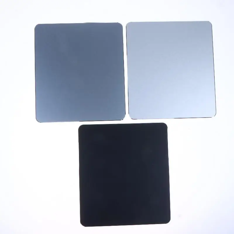 Aluminum Metal Mouse Pad Mat Hard Smooth Matte Thin Non-Slip Waterproof Fast And Accurate Control Mousepad For Office Home