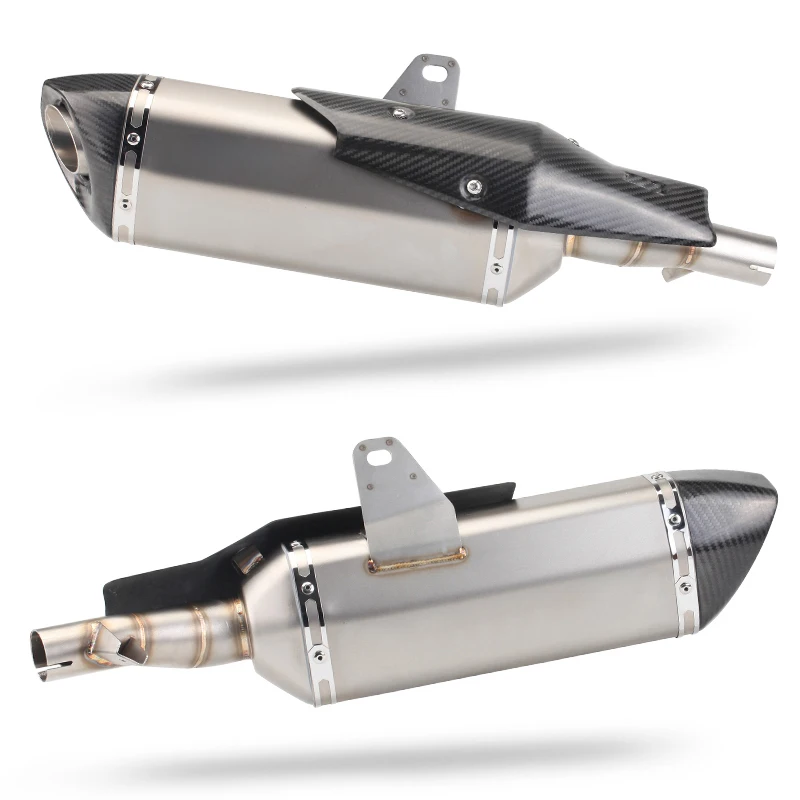 XADV 750 Motorcycle Exhaust Full System for Honda X-ADV 750 Header link pipe Exhaust Muffler Escape with Carbon Shield Cover