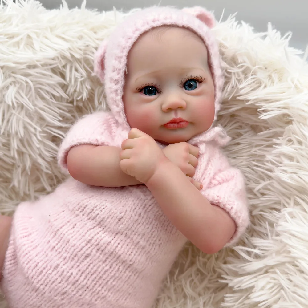 

48CM Already Painted Finished Reborn Doll Lali Newborn Baby Doll Hand Genesis Painting 3D Skin Tone Visible Veins Muñecas Reborn