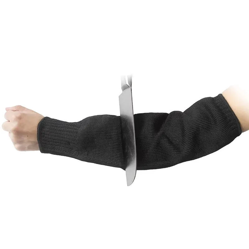 1 Pair Arm Sleeve Protector Anti Cut Slash Static Resistant Armband Stainless Steel Wire For Home Working Safety Arm Protector