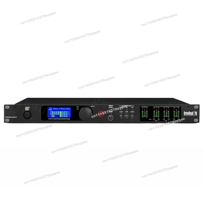 PA2 260360 Professional Digital Audio Processor Performance Audio Line Array Divider Effect