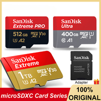 Original Micro SD Card Trans Flash microSDXC A2 UHS-I 4K Memory Card 64G 128G 512G 1TB Ultra A1 U1 U3 C10 TF Card For Camera DJI