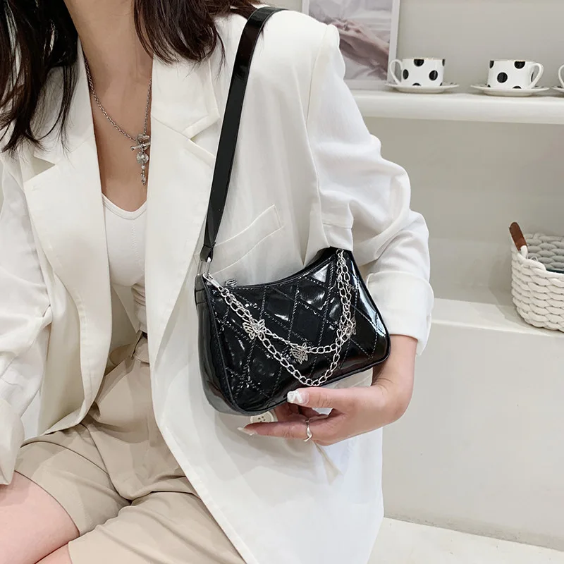 Women\'s Crossbody Bag Fashion Vintage Butterfly Chain Handbags Shoulder Bag PU Waterproof Women Underarm Bags Bolsos Para Mujer