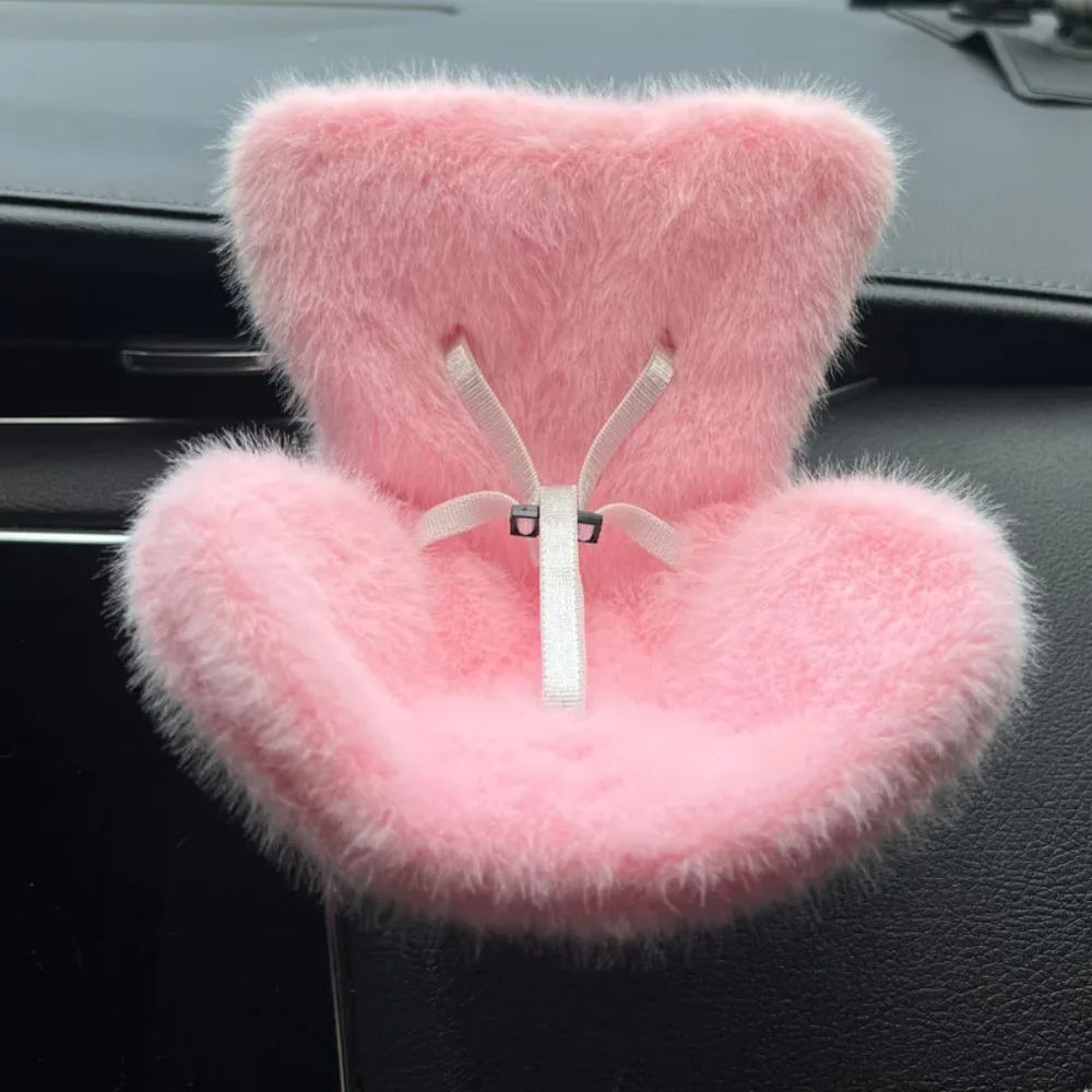 Asiento de seguridad para muñecas de coche, muñecas lindas, modelo de silla de dibujos animados para Bula, decoración de salida de asiento de coche, accesorios de estilo interior de coche