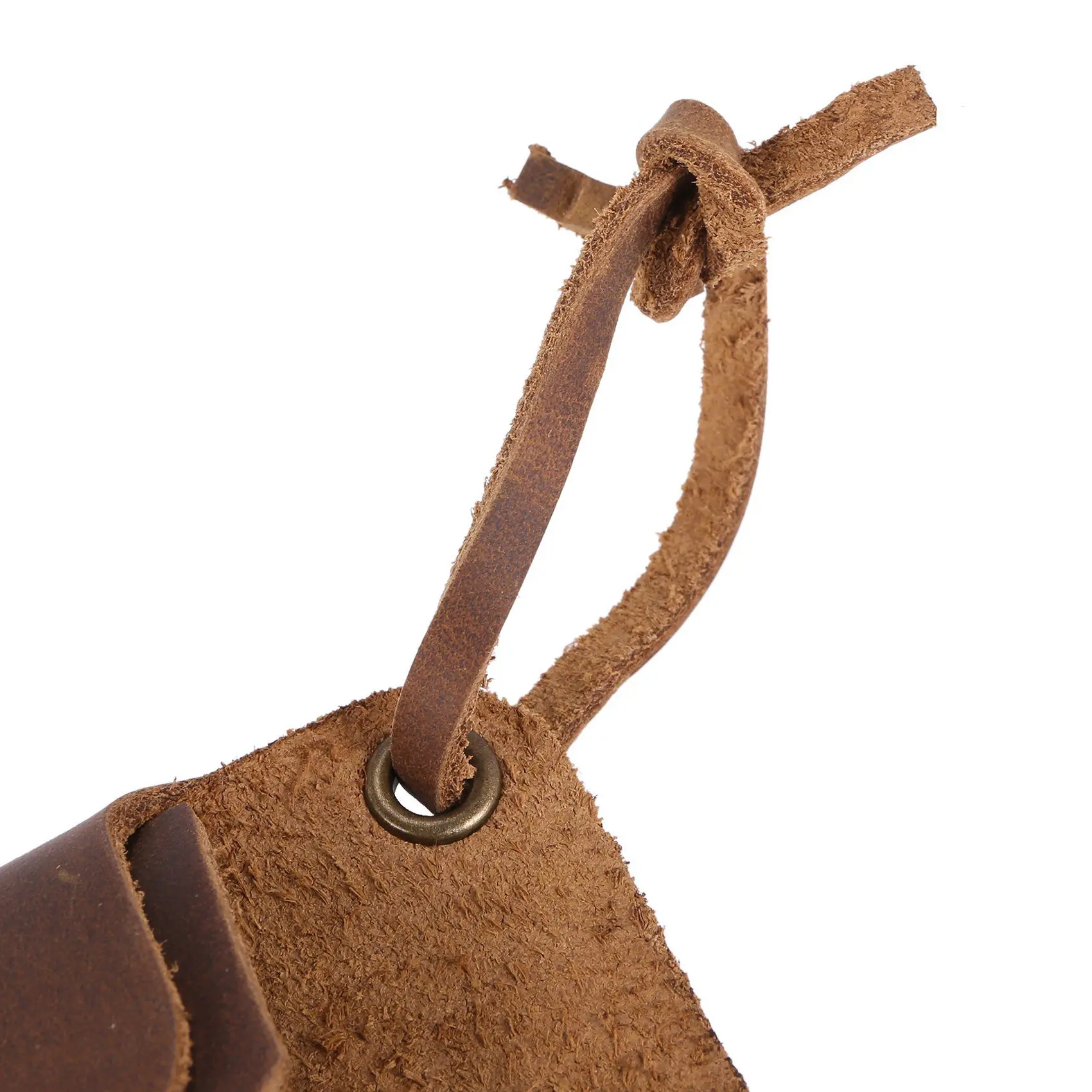 EYFL-2X Handmade EDC Organizer Leather Sheath/ Organizer Slip Pouch Case For Flashlight/Multi-Tool/Knife/Pen