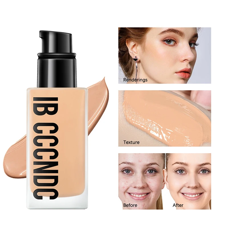 Gezicht Make-Up Concealer Waterdichte Volledige Dekking Donkere Kringen Crème Acne Contour Palet Make-Up Contouren Sliky Vloeibare Foundation