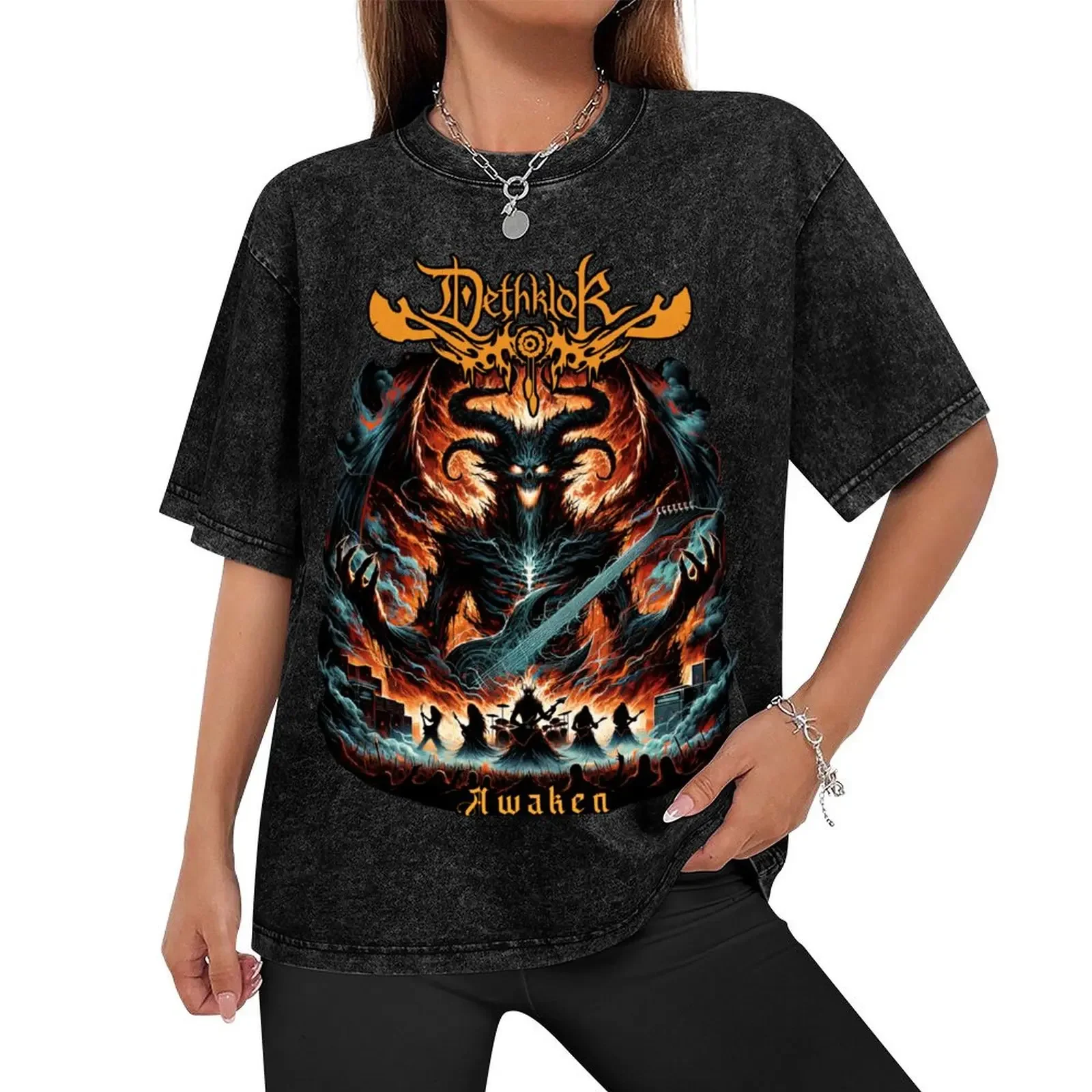 Dethklok Awaken T-Shirt sweat essential t shirt tops mens t shirts