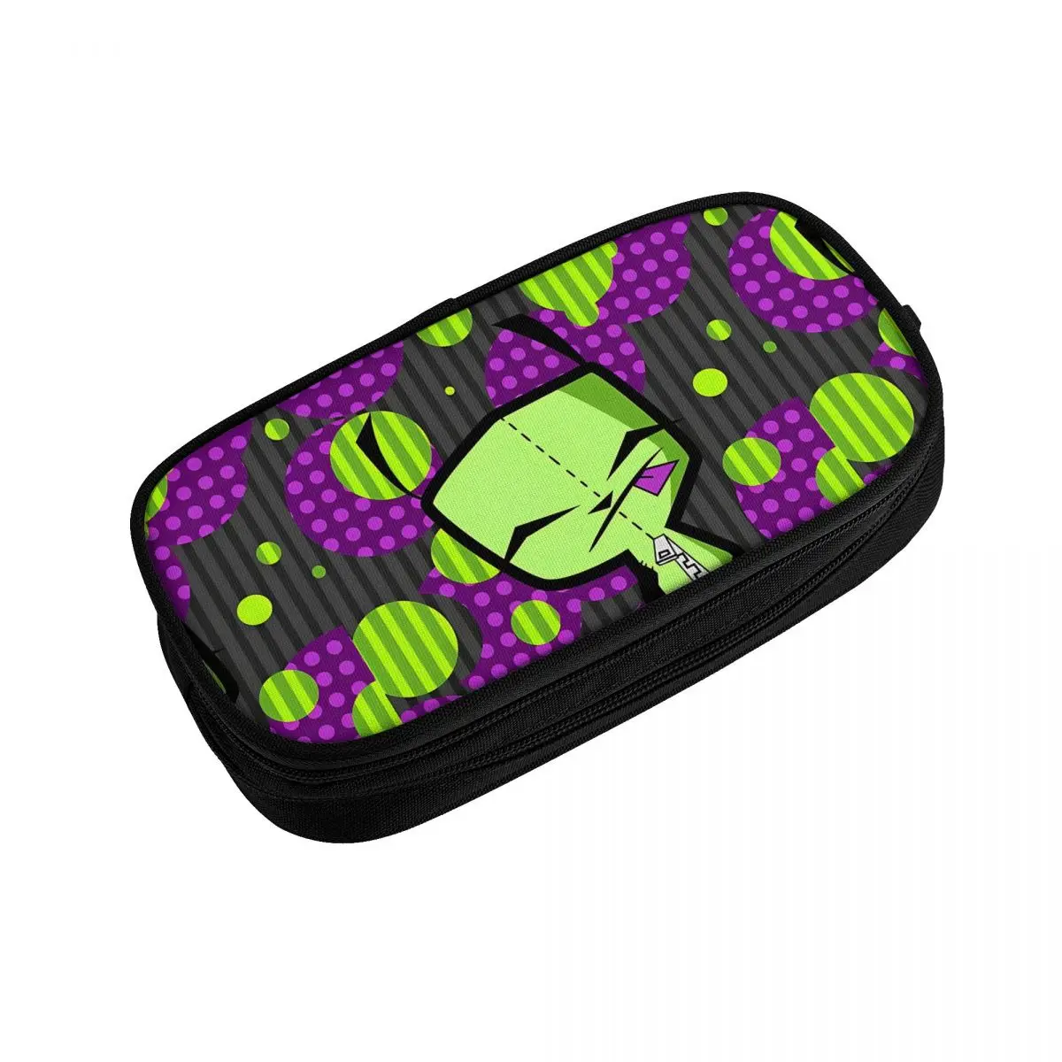 Cute Happy Gir From Invader Zim Pencil Cases Anime Pencilcases Pen Holder for Student Large Storage Bag School Supplies Gift