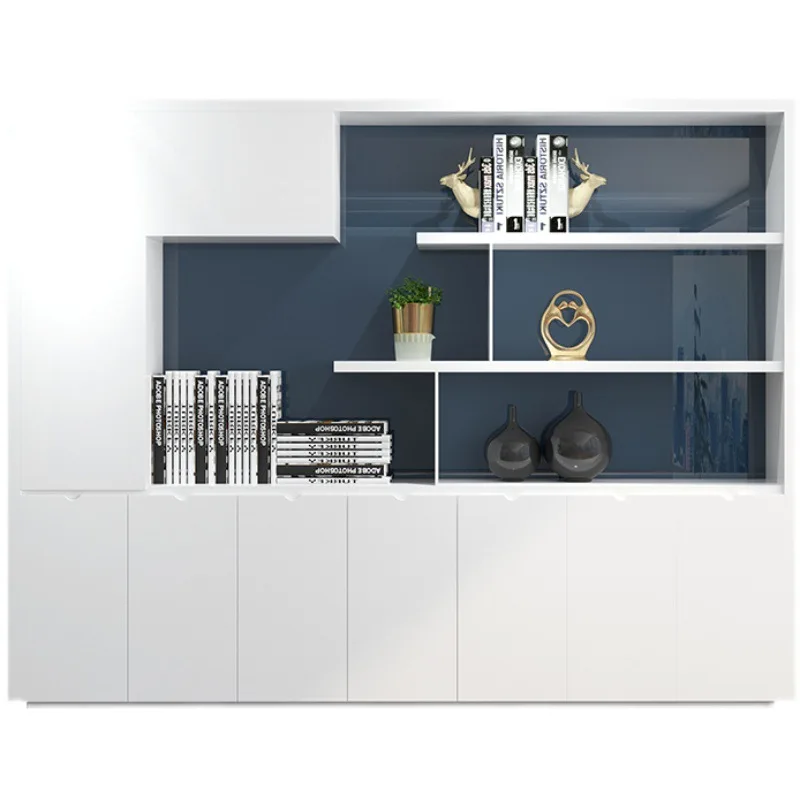 Paint file cabinet office simple storage bookcase modern creative cabinet floor rack locker