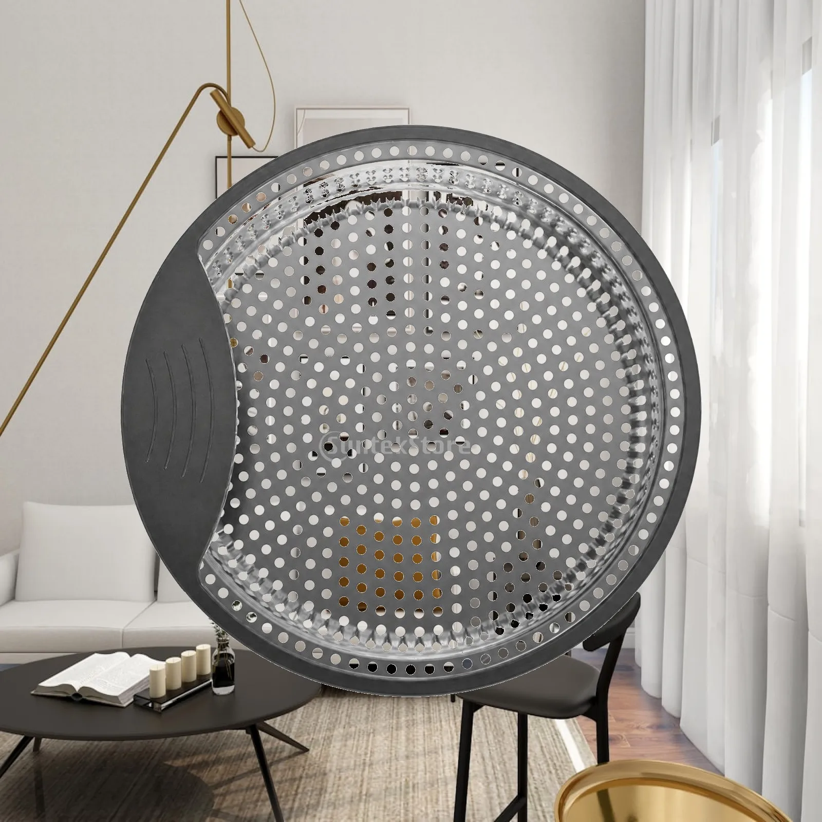 Sink Drain Strainer Basket Easy to Clean Stainless Steel Drain Filter Basket Kitchen Tool Clog-Preventing