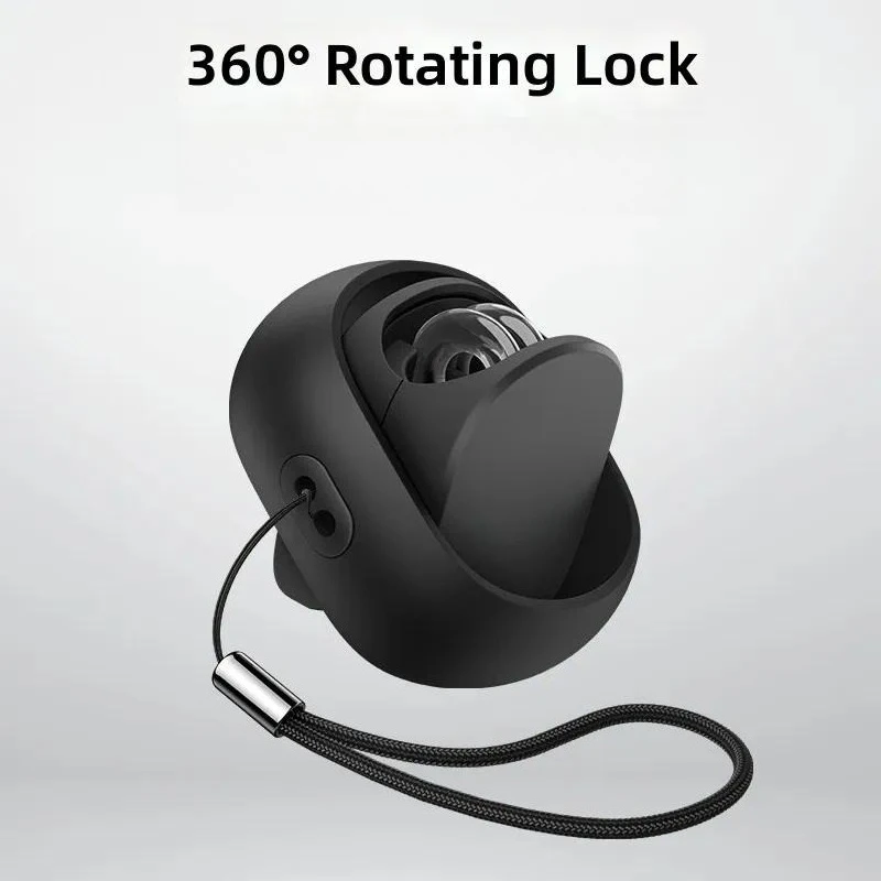 suitable for  Loop Noise Reduction Earplugs Storage Box Plastic Mini Case 360 Degree Rotating Double Hole Compartment Anti