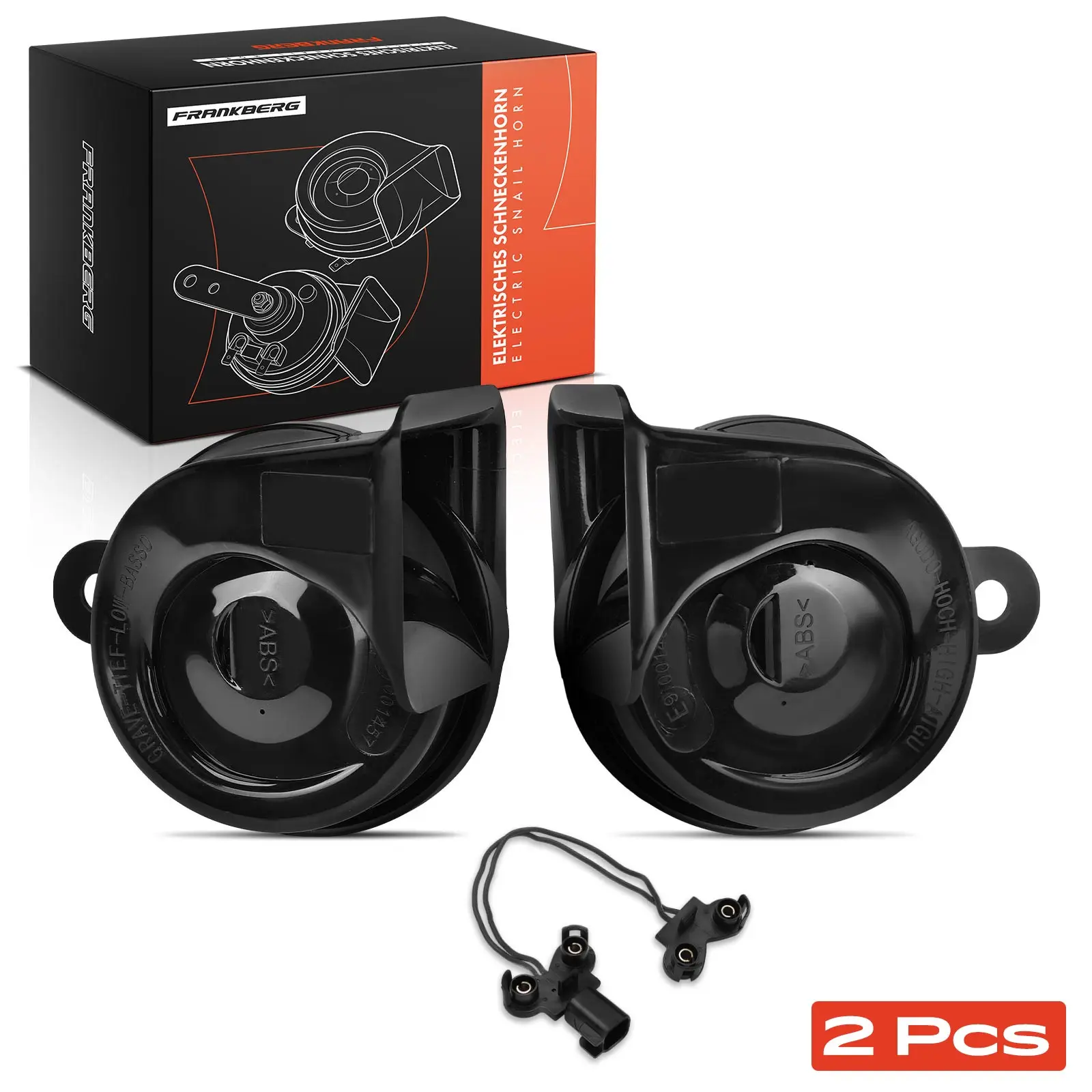 Frankberg 2x Disc Horn claxon voor Ford Focus Fiesta Edge